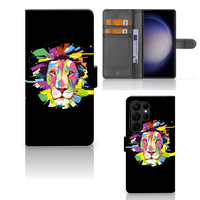 Samsung Galaxy S23 Ultra Leuk Hoesje Lion Color