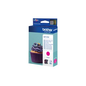 Brother LC-123M inktcartridge 1 stuk(s) Origineel Hoog (XL) rendement Magenta