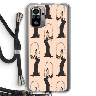 Pop Some Kim: Xiaomi Redmi Note 10S Transparant Hoesje met koord