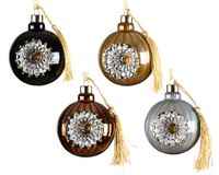 Kerstbal glas d8 cm a4 CCXXX kerst Decoris - Decoris