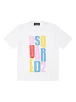 DSQUARED2 KIDS t-shirt en coton à logo imprimé - Blanc