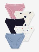 Set van slipjes for girls voor kinderen van katoen met hartjesprint PETIT BATEAU meerkleurig
