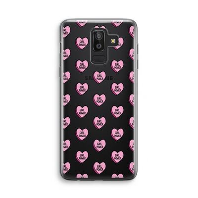 GIRL POWER: Samsung Galaxy J8 (2018) Transparant Hoesje