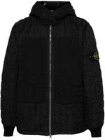 Stone Island doudoune à patch Compass - Noir