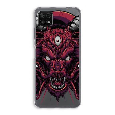 Hell Hound and Serpents: Samsung Galaxy A22 5G Transparant Hoesje