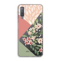 Sweet heaven geometrics: Samsung Galaxy A7 (2018) Transparant Hoesje