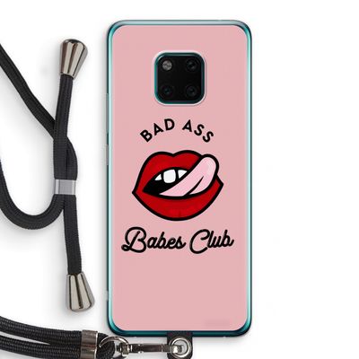 Badass Babes Club: Huawei Mate 20 Pro Transparant Hoesje met koord