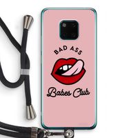 Badass Babes Club: Huawei Mate 20 Pro Transparant Hoesje met koord