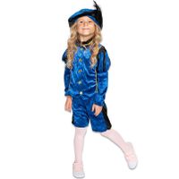 Roetveeg Pieten kostuum blauw/zwart voor kinderen 176 (16 jaar)  -