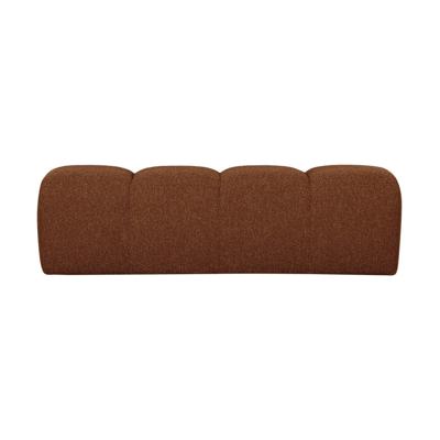 Woood Mojo eetkamerbank 164 cm bouclé Roestbruin Melange