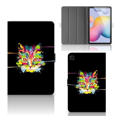Samsung Galaxy Tab S6 Lite | S6 Lite (2022) Hippe Tablet Hoes Cat Color Samsung Galaxy Tab S6 Lite | S6 Lite (2022) Hippe Tablet Hoes Cat Color