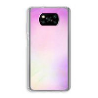 Flow mist pastel: Xiaomi Poco X3 NFC Transparant Hoesje