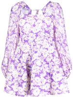 Acler robe courte Ardanary imprimée - Violet