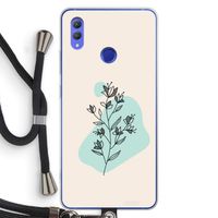 Violets are blue: Honor Note 10 Transparant Hoesje met koord