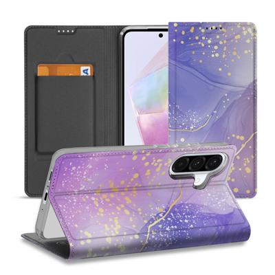 Bookcase voor Samsung Galaxy A56 | A36 Watercolor Paars