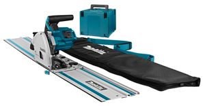 Makita DSP600ZJ2 Accu invalzaag LXT 2x18V met geleiderail en tas | Zonder accu's en lader