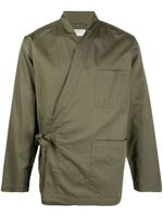 Universal Works veste à fermeture nouée - Vert