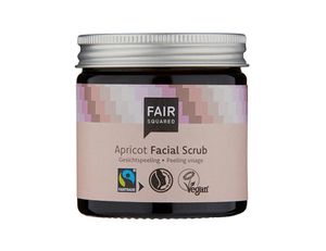 Fair Squared Gezichtsscrub - abrikoos - 50 ml