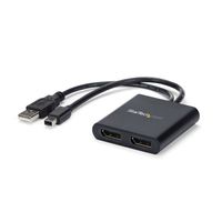 StarTech.com Mini DisplayPort naar DisplayPort multi-monitor splitter 2 poorts MST hub - thumbnail