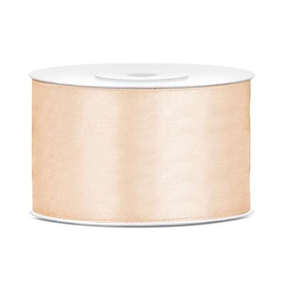 Hobby Sierlint satijn - Creme - 25 meter - cadeaulint - satijnlint/sierlinten