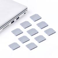 Smartkeeper SD04P1GY SD-poortslot Set van 10 stuks Grijs Zonder sleutel