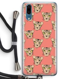 Tijger: Huawei P20 Transparant Hoesje met koord