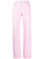 Mugler pantalon évasé à taille haute - Rose - thumbnail