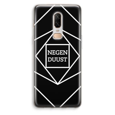 Negenduust geometrisch: OnePlus 6 Transparant Hoesje