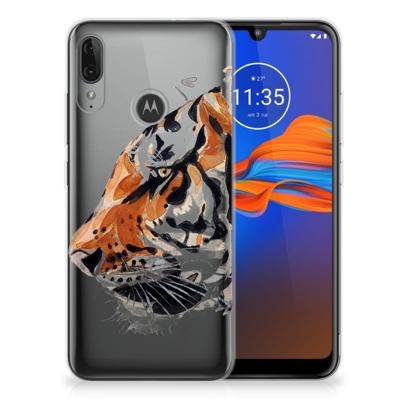 Smartphone hoesje Motorola Moto E6 Plus Watercolor Tiger