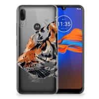Smartphone hoesje Motorola Moto E6 Plus Watercolor Tiger