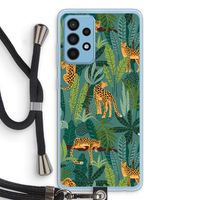 Luipaard 2: Samsung Galaxy A52 Transparant Hoesje met koord