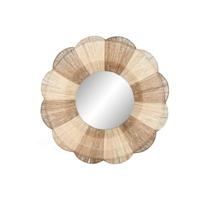 Wandspiegel Home ESPRIT Bruin Natuurlijk Boho 87 X 8 X 87 CM