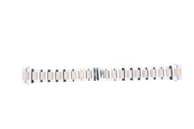 Horlogeband GC watches Y85002L1MF / Couture Square Roestvrij staal (RVS) Bi-Color 18mm