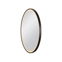 SLV Spiegel wandlampTrukko Zwart - Ø 60cm - 1007201