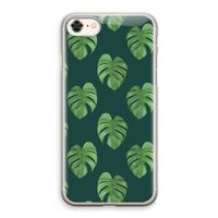 Monstera leaves: iPhone 8 Transparant Hoesje