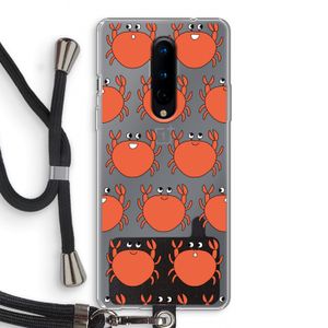 Krab: OnePlus 8 Transparant Hoesje met koord
