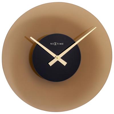 Wall Clock 40cm - Silent - Glass - "Float" Wall Clock 40cm - Silent - Glass - "Float"