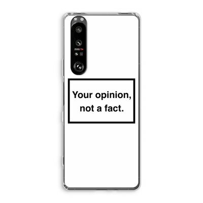Your opinion: Sony Xperia 1 III Transparant Hoesje