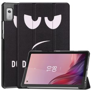 Lunso - Lenovo Tab M9 (9 inch) - Tri-Fold Bookcase hoes - Don&apos;t Touch