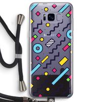 8-bit N°8: Samsung Galaxy S8 Transparant Hoesje met koord