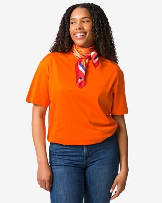 HEMA Dames T-shirt Do jersey Koningsdag oranje (oranje)
