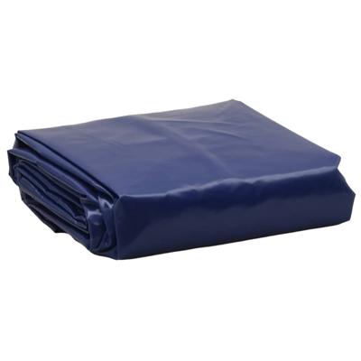 VidaXL Dekzeil 650 g/m² ø 2 m blauw