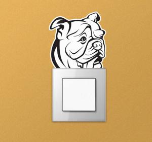 Engelse bulldog sticker