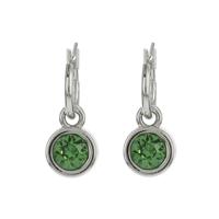 Biba Hang Oorbellen met Swarovski Steentje Erinite