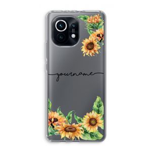 Zonnebloemen: Xiaomi Mi 11 Transparant Hoesje