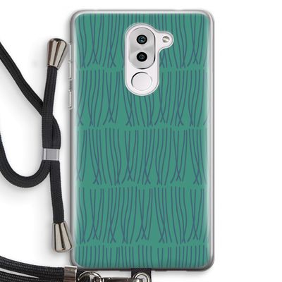 Swirls: Honor 6X Transparant Hoesje met koord