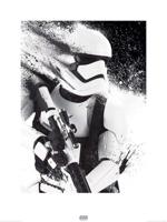 Kunstdruk Star Wars Episode VII Stormtrooper Paint 60x80cm