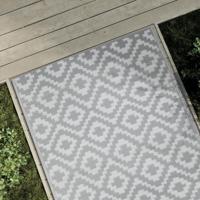 Buitenkleed ARAKIL 120x180 cm PP grijs