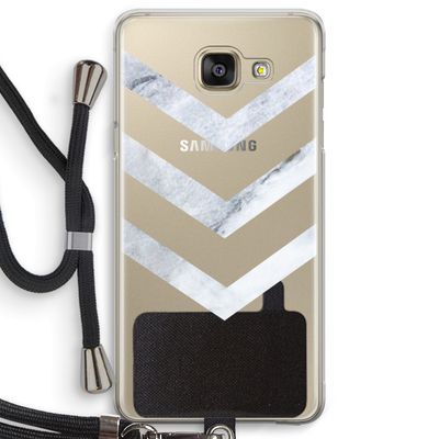 Marmeren pijlen: Samsung Galaxy A5 (2016) Transparant Hoesje met koord