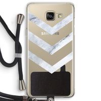 Marmeren pijlen: Samsung Galaxy A5 (2016) Transparant Hoesje met koord